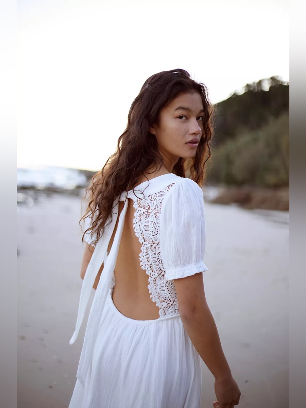 Free People All You Need Is Lace Midi in Ivory XL - Picture 2 of 6
